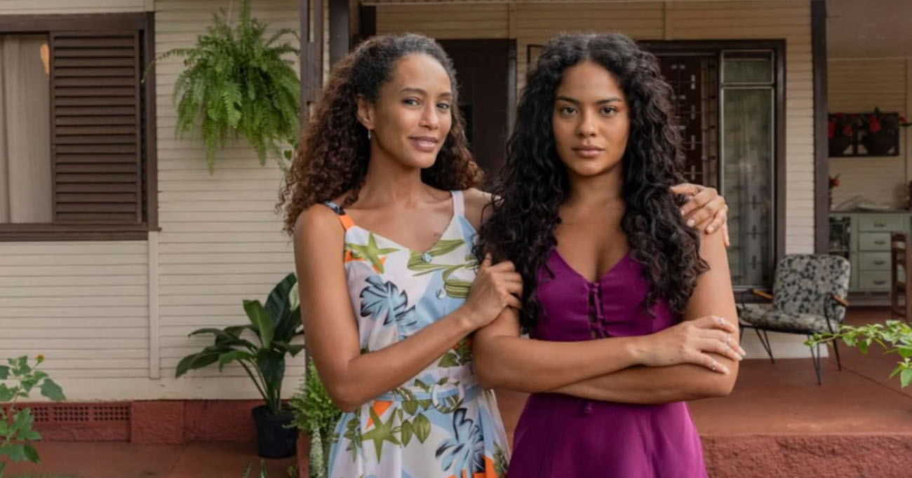 Mãe e filha - Taís Araújo e Bella Campos serão Raquel e Maria de Fátima no remake de Vale Tudo, com estreia prevista para o fim de março. Foto: Reprodução/Globo