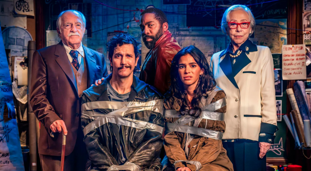 Um golpe, um encontro improvável e um plano que foge do controle. Velhos Bandidos reúne gerações em um jogo afiado entre comédia, ação e emoção e prova que o cinema brasileiro ainda sabe surpreender quando aposta no elenco certo. Foto: Divulgação