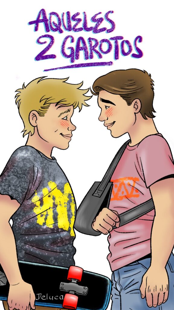 Não é só sobre o que é dito. É sobre o que fica suspenso. Deluca desenha aquilo que muita gente sente… mas não sabe explicar.