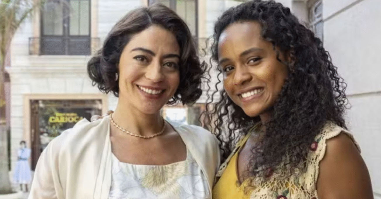 Reta final - Mãe e filha em Garota do Momento, Carol Castro e Duda Santos entregam sequências emocionantes no folhetim das seis. Foto:(Reprodução/Globo)