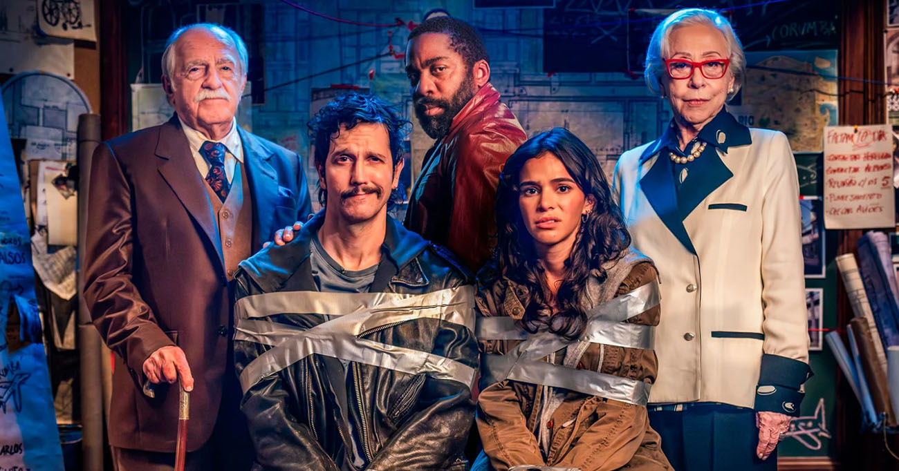 Um golpe, um encontro improvável e um plano que foge do controle. Velhos Bandidos reúne gerações em um jogo afiado entre comédia, ação e emoção e prova que o cinema brasileiro ainda sabe surpreender quando aposta no elenco certo. Foto: Divulgação