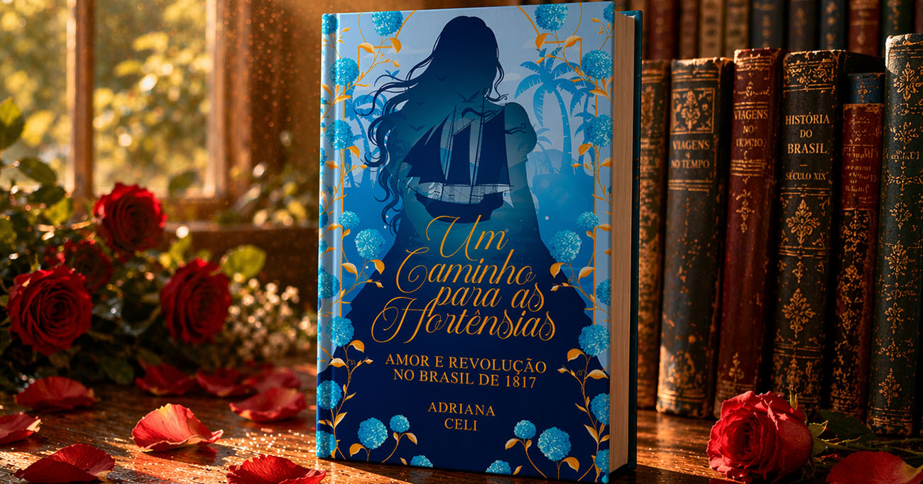 Um Caminho para as Hortênsias é um romance histórico que entrelaça amor, coragem e revolução, conduzindo o leitor ao Brasil de 1817 em uma jornada de autodescoberta e transformação.