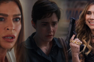 Três mulheres, três forças em colisão e um mesmo combustível: o desejo de controle. Em Três Graças, Grazi Massafera, Fernanda Vasconcellos e Daphne Bozaski constroem vilãs que não cabem no rótulo do “mal pelo mal”. Elas manipulam, provocam, desestabilizam mas, acima de tudo, existem com camadas, contradições e presença narrativa. Arminda, Samira e Lucélia não pedem licença. Elas ocupam. E quando aparecem, a novela muda de tom. Fotos: Reprodução/Globoplay