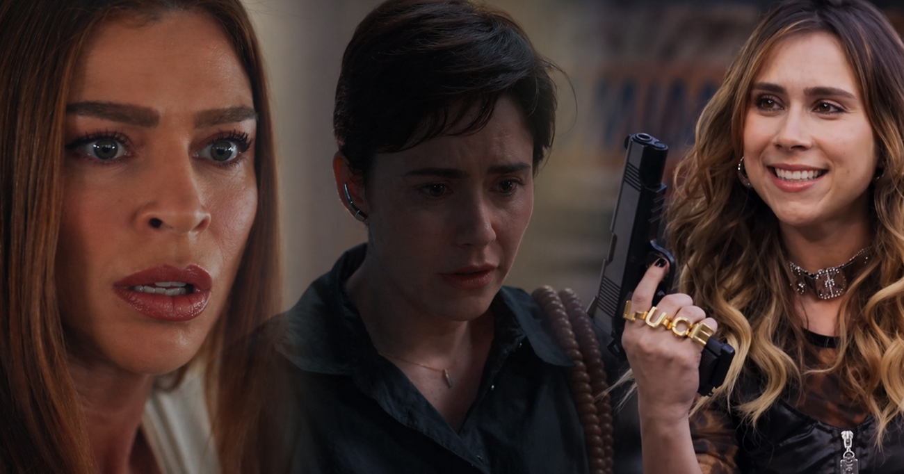 Três mulheres, três forças em colisão e um mesmo combustível: o desejo de controle. Em Três Graças, Grazi Massafera, Fernanda Vasconcellos e Daphne Bozaski constroem vilãs que não cabem no rótulo do “mal pelo mal”. Elas manipulam, provocam, desestabilizam mas, acima de tudo, existem com camadas, contradições e presença narrativa. Arminda, Samira e Lucélia não pedem licença. Elas ocupam. E quando aparecem, a novela muda de tom. Fotos: Reprodução/Globoplay