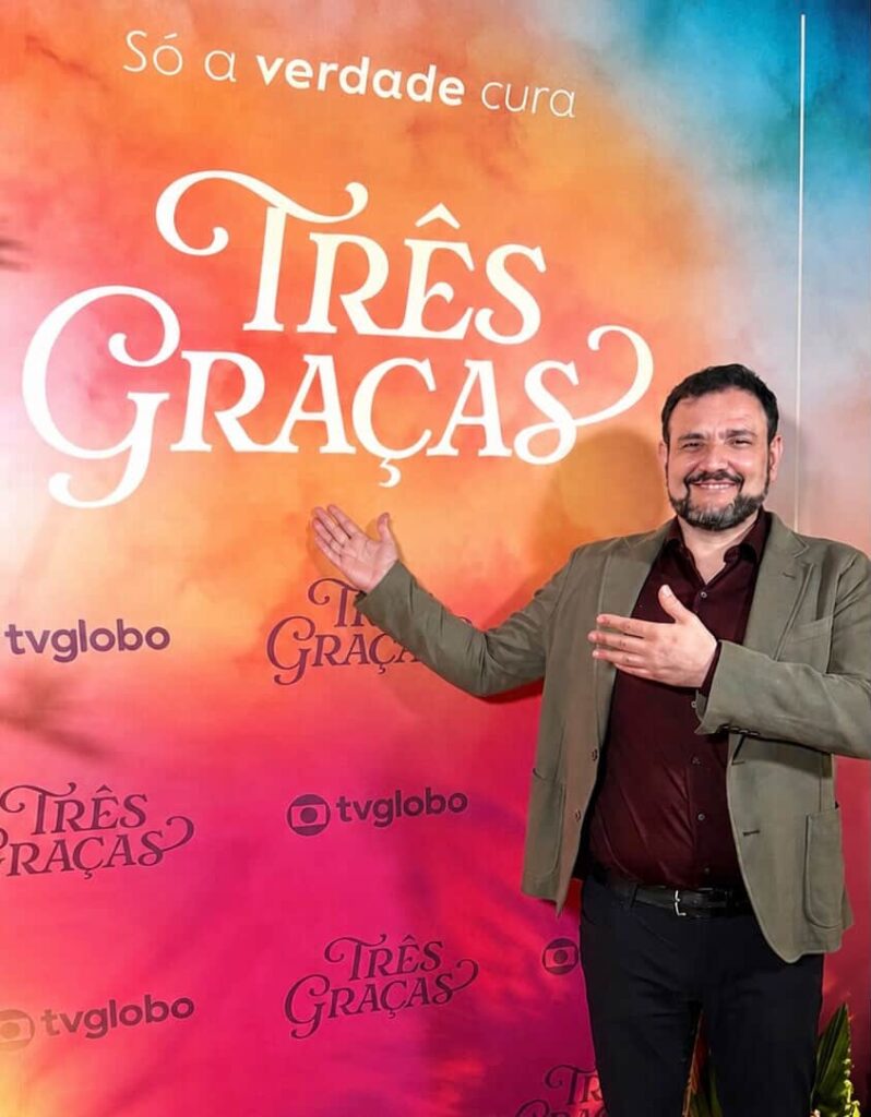 Zé Dassilva ajudou a transformar Três Graças em um dos maiores fenômenos recentes da dramaturgia brasileira, apostando em emoção, personagens humanos e um folhetim assumidamente clássico.
Foto: Arquivo pessoal