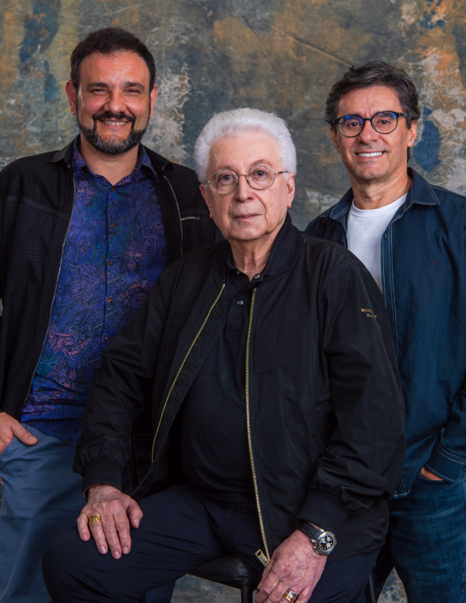 Aguinaldo Silva, Virgílio Silva e Zé Dassilva: os “Três Silvas” responsáveis pelo fenômeno de Três Graças. Foto: Estevam Avellar/Globo.