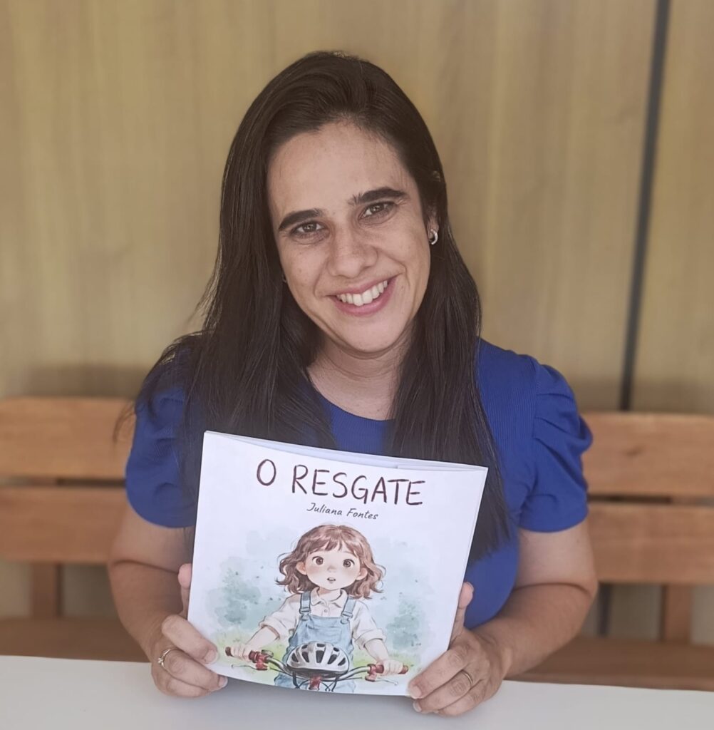 Juliana Fontes apresenta O Resgate, obra infantil inspirada em uma experiência real vivida em família e transformada em uma história sobre amizade, acolhimento e superação.