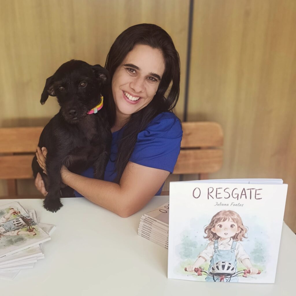 Natural de Brasília, Juliana Fontes acredita que a literatura tem o poder de transmitir mensagens importantes por meio das histórias, sem abrir mão da sensibilidade e da imaginação.