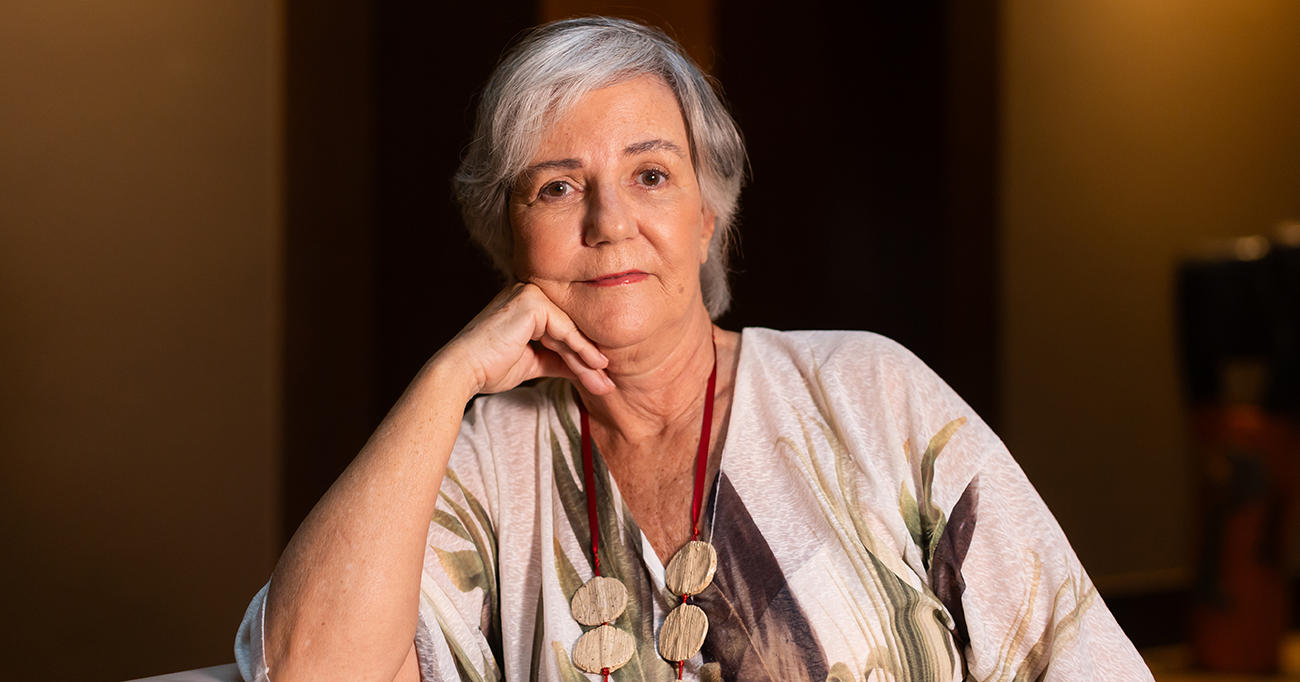 Catarina Setubal de Rezende transforma memória, ausência e literatura em matéria viva em Beatriz – Uma existência de mulher. Foto: Luiza Baraúna