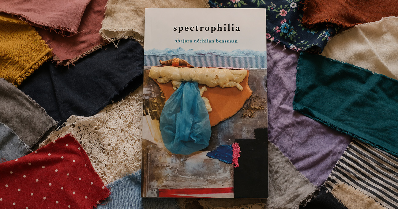 Shajara Néehilan Bensusan transforma memória e fantasmas em literatura em spectrophilia