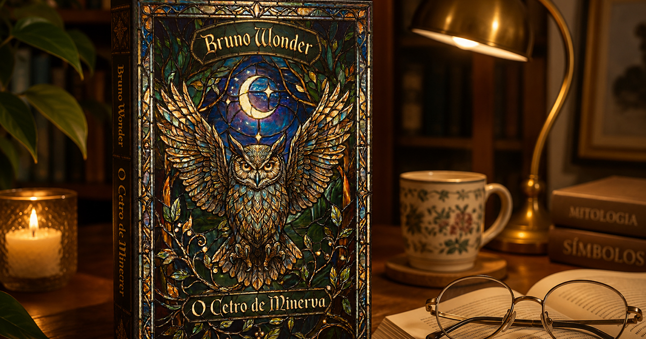 Bruno Wonder fala sobre O Cetro de Minerva e a fantasia que nasceu de uma perda pessoal
