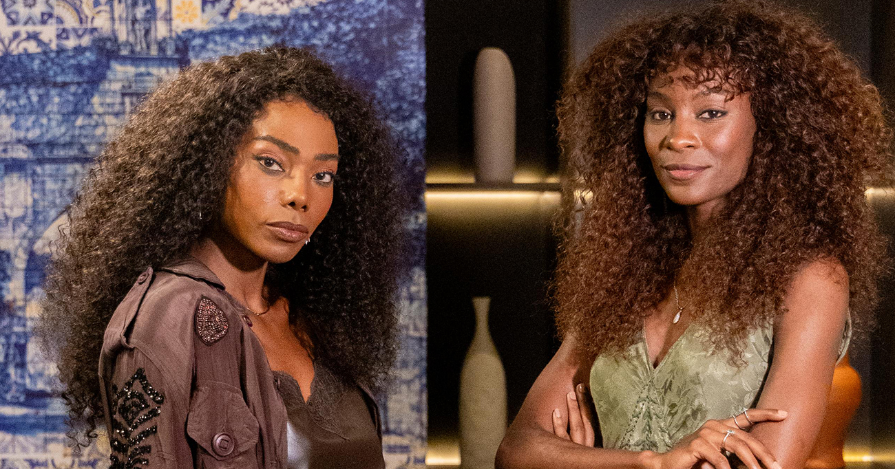 Jeniffer Dias e Jéssica Córes interpretam diferentes fases da protagonista de Nas Profundezas do Amor e trabalharam juntas para construir a continuidade entre Serena e Carmem. Foto: Beatriz Damy