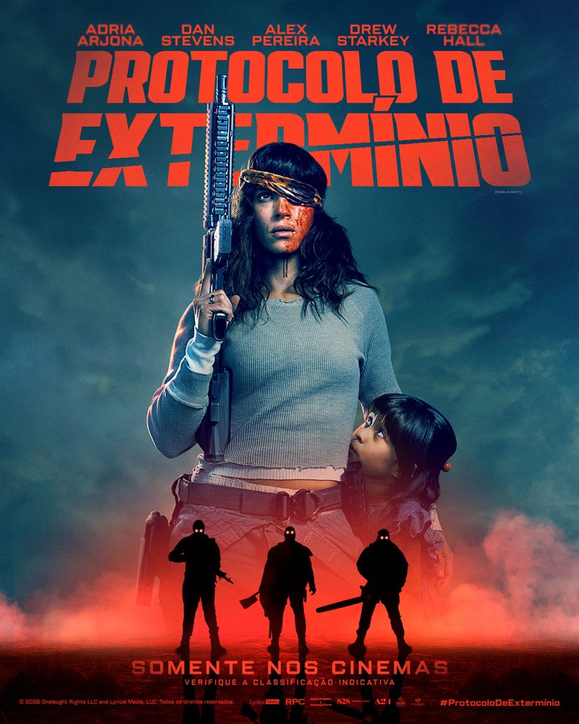 Alex Poatan encara terror e ficção científica em “Protocolo de Extermínio”; filme ganha pôster oficial

