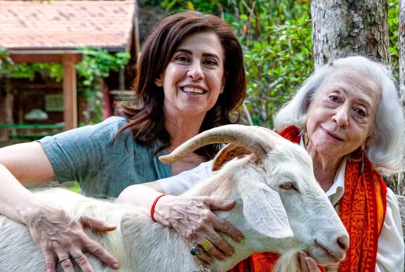 Fernanda Torres e Fernanda Montenegro em Gilda, Lúcia e o Bode.